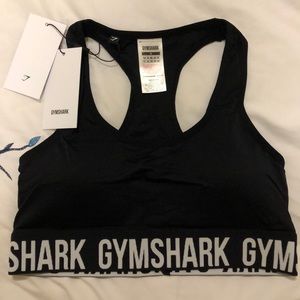 NWT GymShark Black Sports Bra Size M